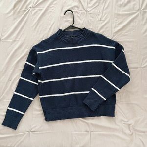 Womens blue knit sweater
